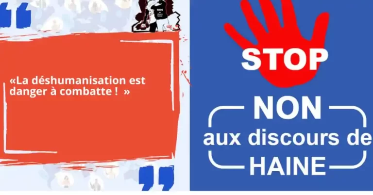 La déshumanisation est danger à combatte !